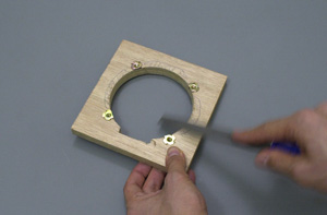 Taper processing 2 to baffle