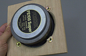 Taper processing 4 to baffle