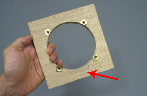 ..spot-facing.. processing 2 to baffle